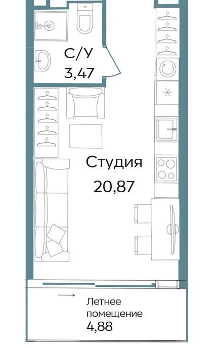 квартира г Саки курортный кластер Темпо фото 1