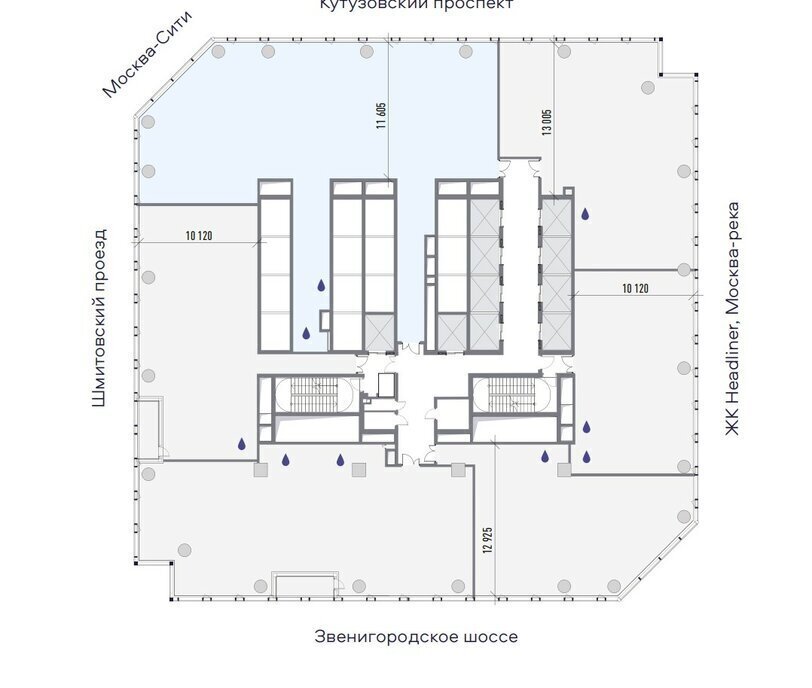 офис г Москва метро Тестовская проезд Шмитовский 37с/1 фото 4