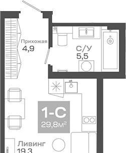 квартира г Новосибирск Студенческая Академгородок ул Мусы Джалиля 17 фото 1