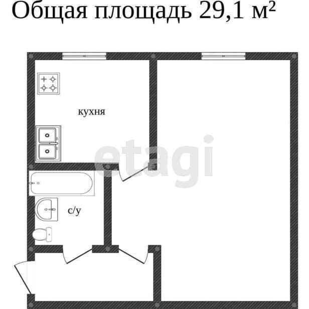 квартира г Калуга р-н Московский ул Карла Либкнехта 8 фото 14