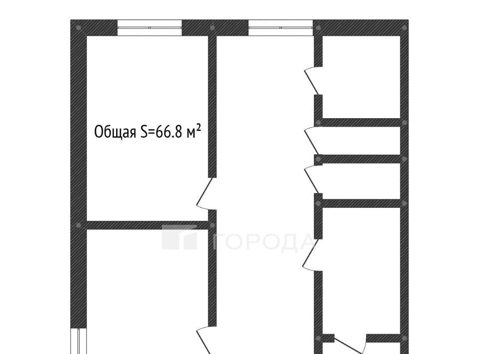 квартира г Барнаул р-н Индустриальный ул Балтийская 44 фото 2