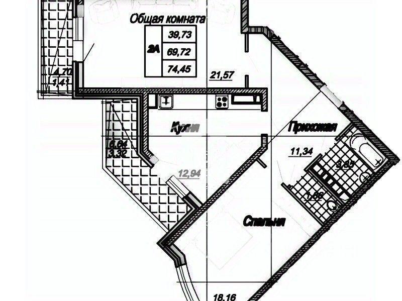 квартира г Краснодар ул Октябрьская 181/2 5 фото 2