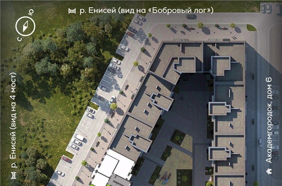 квартира г Красноярск р-н Октябрьский ул Академгородок 78 фото 2