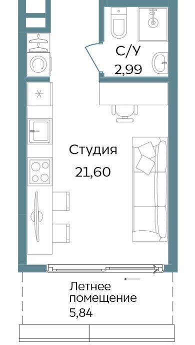 квартира г Саки TEMPO курортный кластер Темпо фото 1