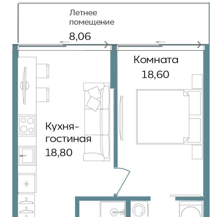квартира г Саки ул Морская TEMPO фото 1