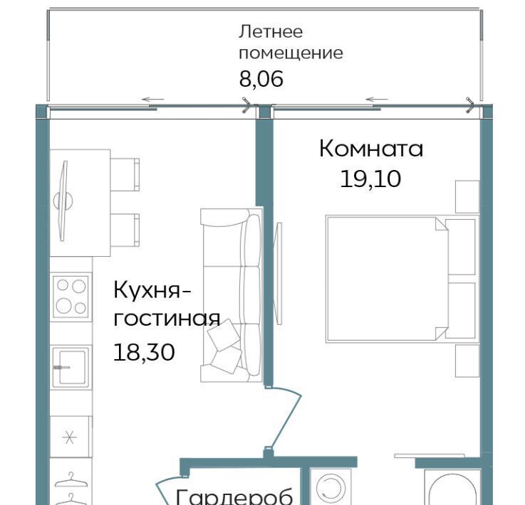 квартира г Саки ул Морская TEMPO фото 1
