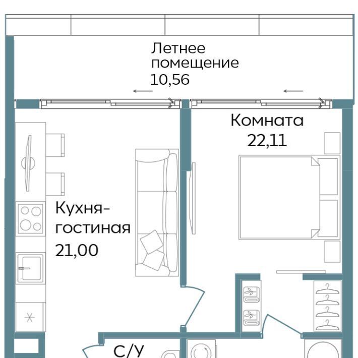квартира г Саки ул Морская TEMPO фото 1