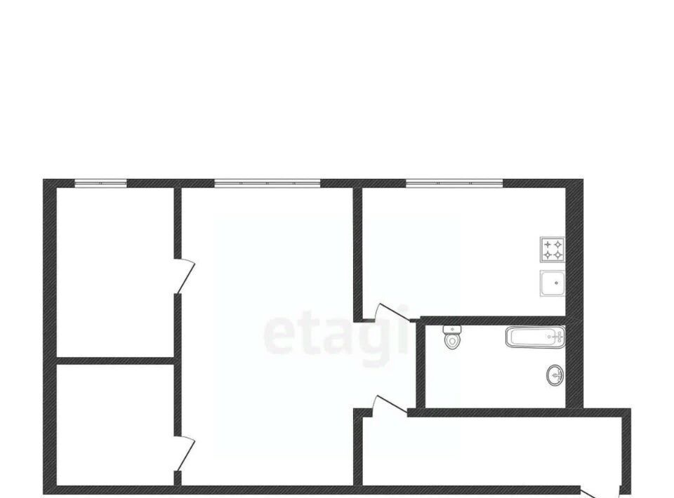 квартира г Шебекино ул Свободы 29 фото 2