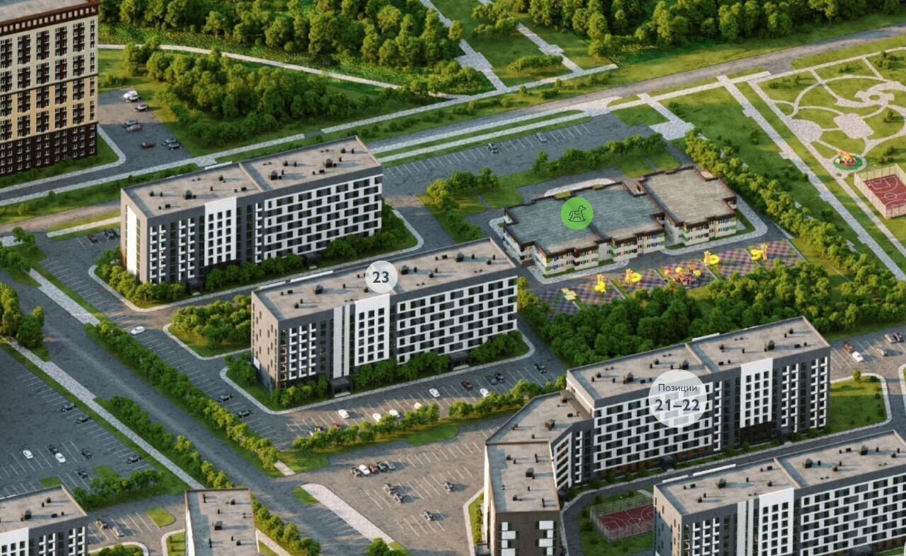 квартира г Брянск рп Радица-Крыловка ЖК «Мегаполис-Парк» 24 пос. Мичуринский фото 4