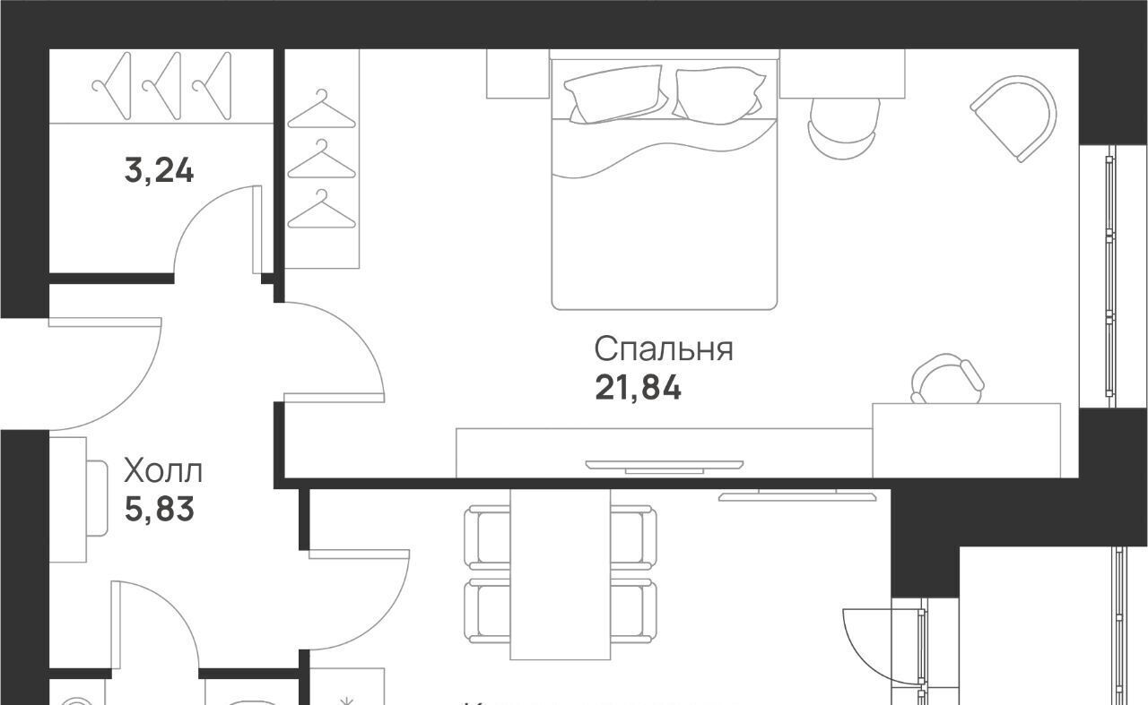 квартира г Тула р-н Привокзальный ул Героев России 8 фото 3