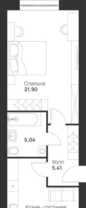 квартира г Тула р-н Привокзальный ул Героев России 8 фото 3