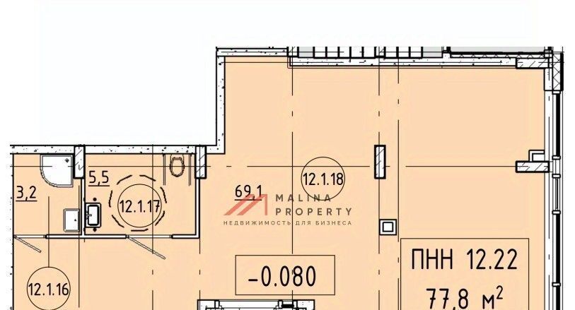 торговое помещение г Химки мкр Подрезково к 3, Ховрино, 1-й Шереметьевский жилой комплекс фото 3