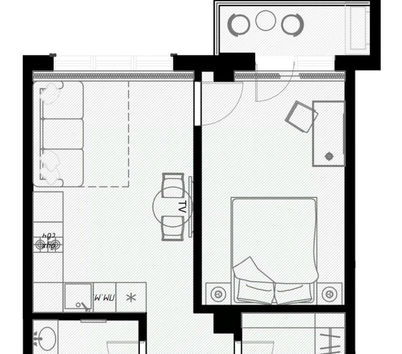 квартира г Сочи р-н Адлерский ул Ленина 290/8к 2 фото 1