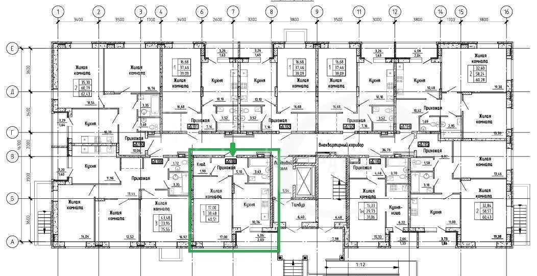 квартира г Воронеж р-н Коминтерновский ул Независимости 78бк/3 фото 3