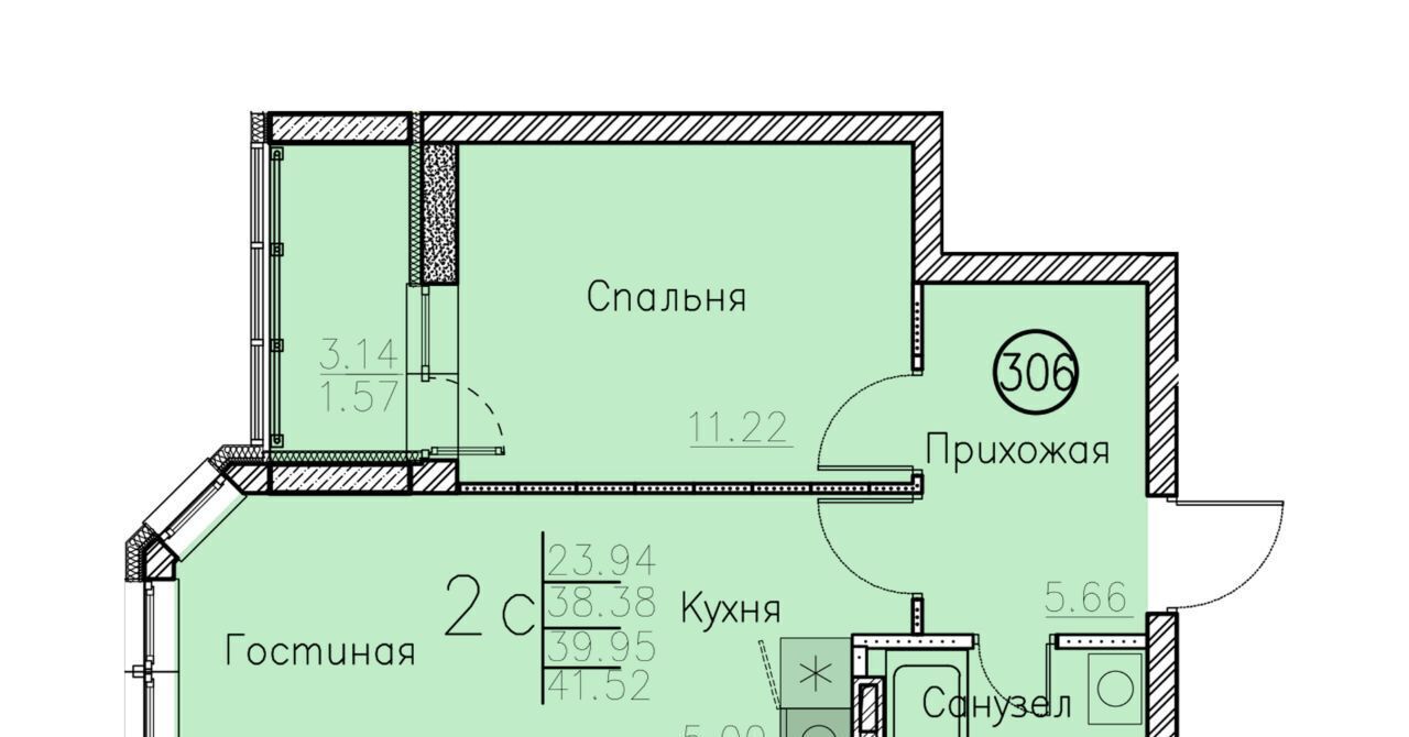 квартира г Энгельс ул Республики 45б городское поселение Энгельс фото 1