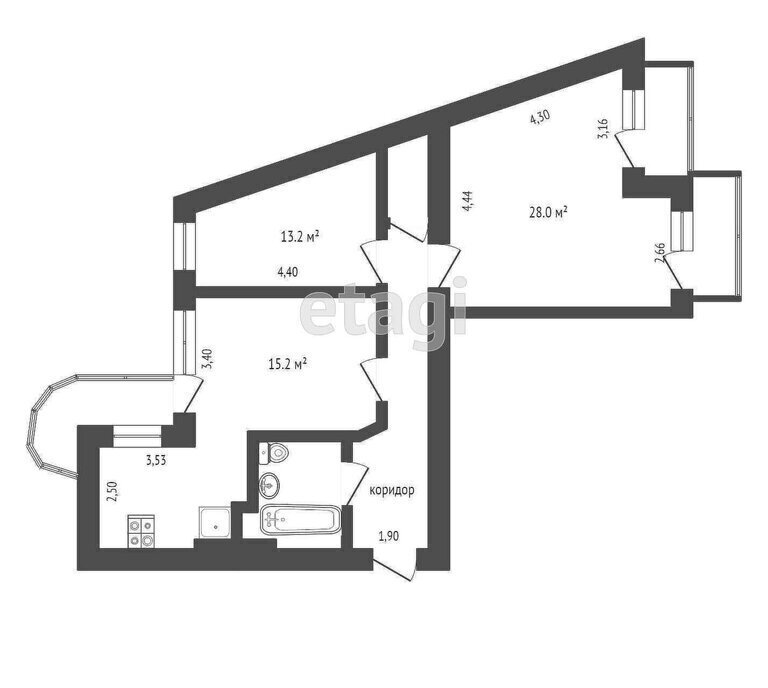 квартира г Абакан ул Торосова 17 фото 1