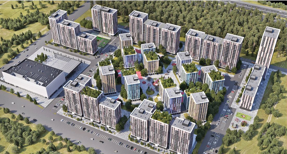 квартира г Ижевск р-н Индустриальный Культбаза ул Васнецова 4 микрорайон «Калинка Парк» фото 6