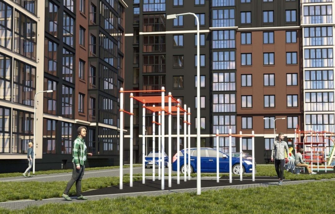 квартира г Калининград р-н Московский ЖК Гринвуд ул. Толстикова, д. 36, корп. 2 фото 11