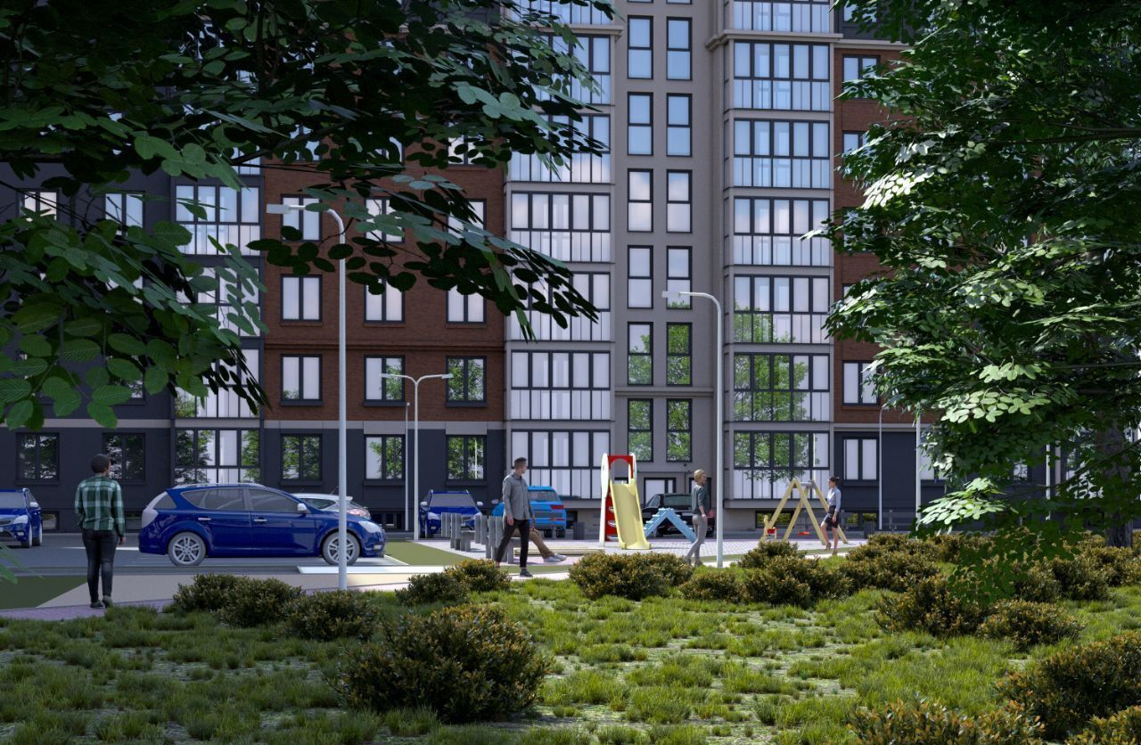 квартира г Калининград р-н Московский ЖК Гринвуд ул. Толстикова, д. 36, корп. 2 фото 13