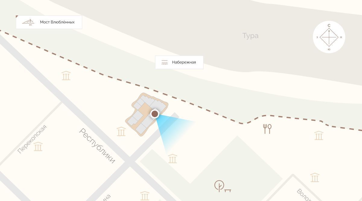 квартира г Тюмень р-н Центральный ул Красина 4 фото 6