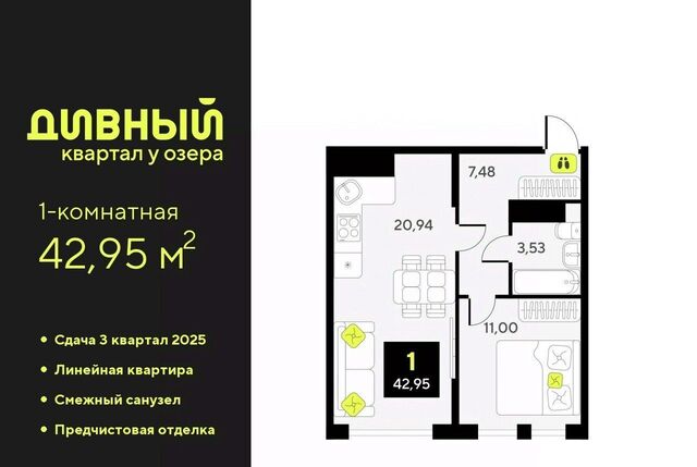 р-н Центральный ЖК Дивный Квартал у Озера фото