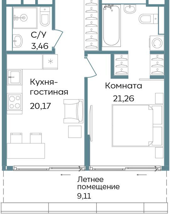 квартира г Саки TEMPO курортный кластер Темпо фото 1