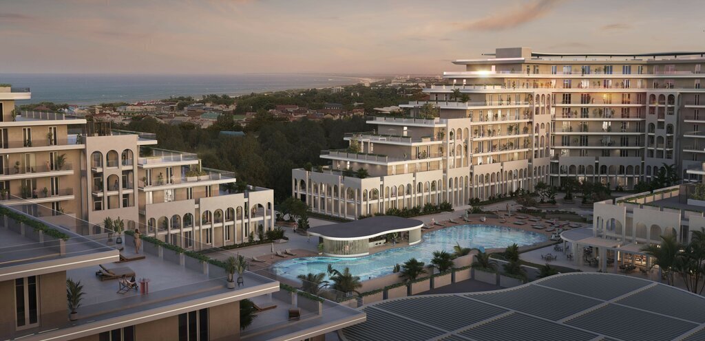 квартира р-н Анапский г Анапа ул Железнодорожная 2 апарт-отель Sun Garden Hotel SPA фото 2