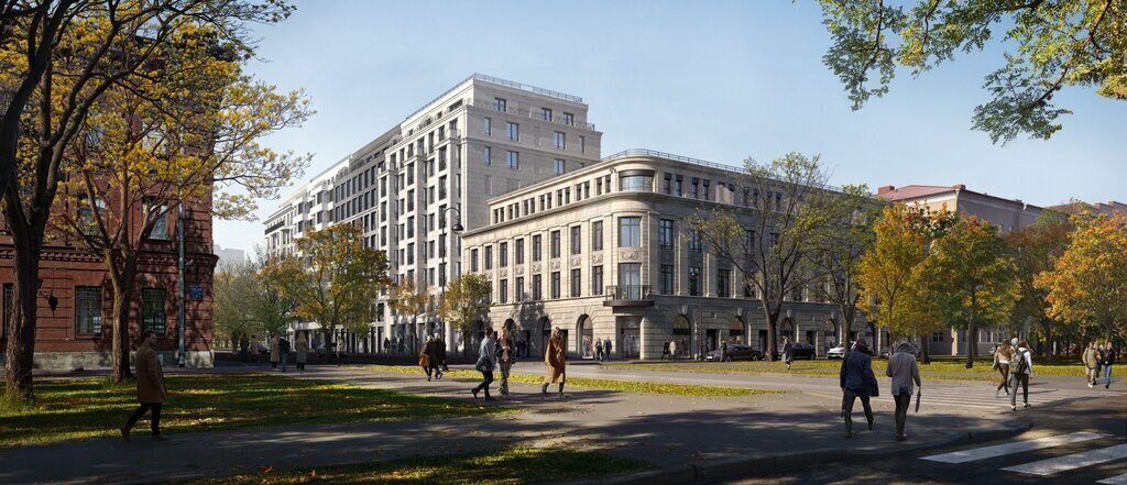квартира г Санкт-Петербург Острова ул 20-я линия В.О. 19 ЖК «Большой 67» Горный Институт фото 2