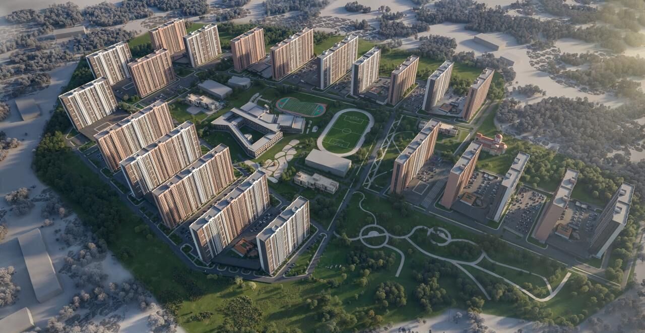 квартира г Ростов-на-Дону р-н Октябрьский пер Элеваторный ЖК «Октябрь Парк» поз. 2. 1 фото 1
