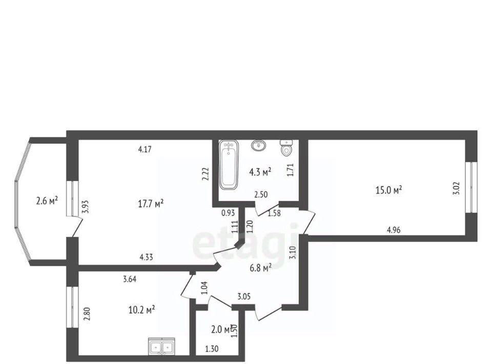 квартира г Калининград р-н Московский ул Киевская 118а фото 2