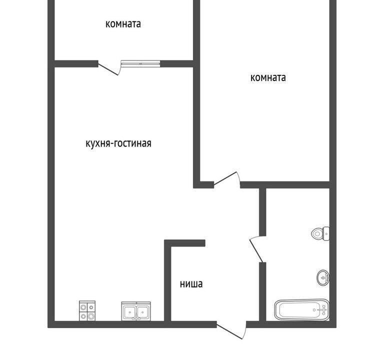 квартира г Тюмень ул Николая Ростовцева 26к/1 фото 9