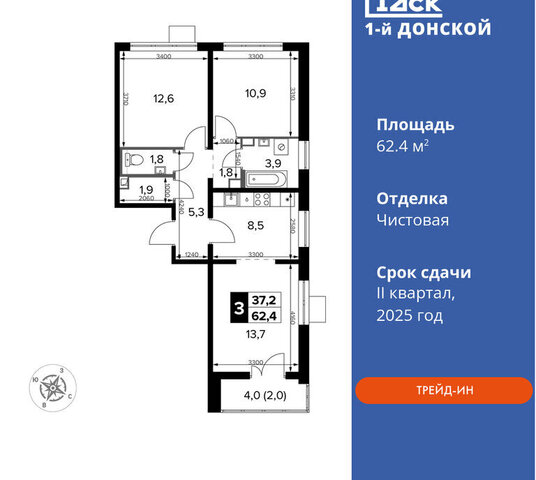 Красногвардейская, ЖК 1-й Донской, 2 фото