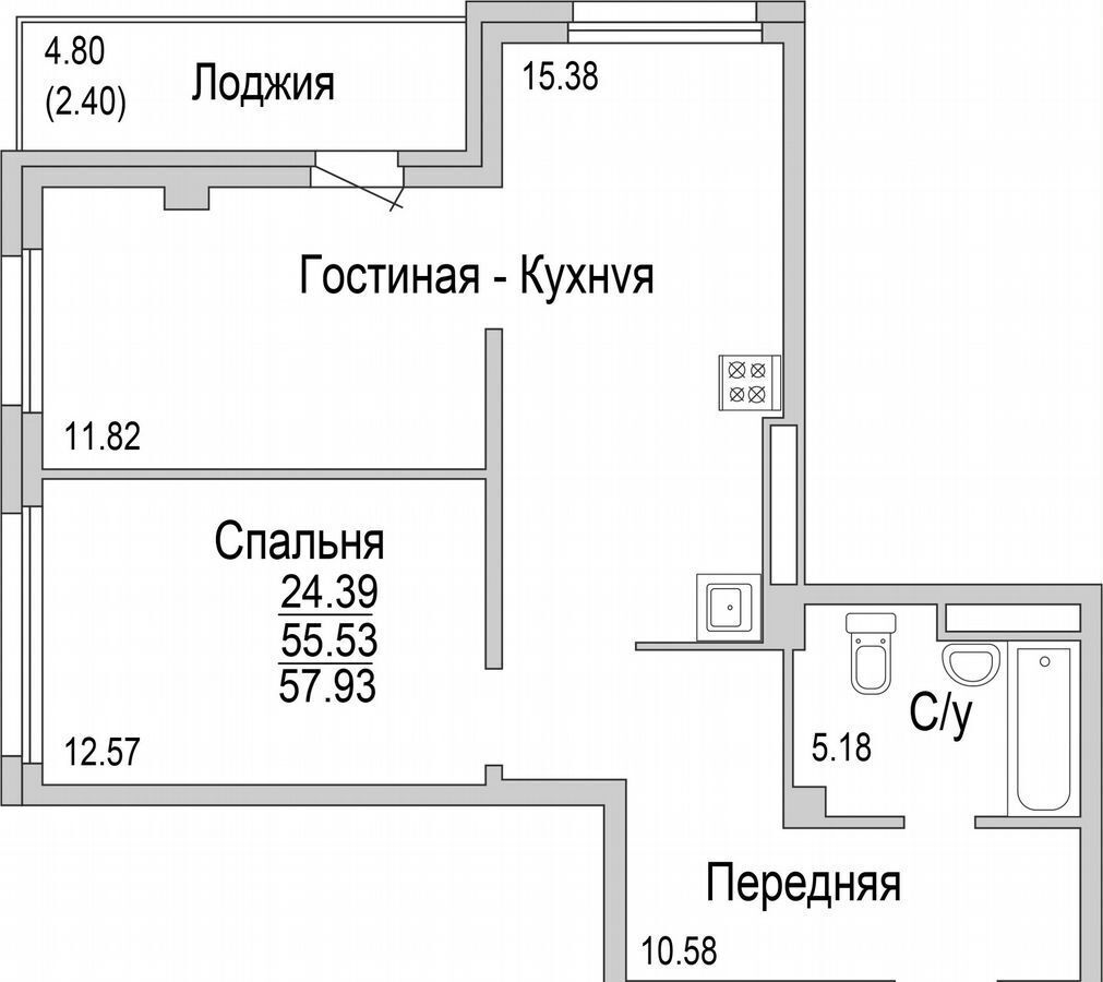 квартира г Набережные Челны р-н Комсомольский тракт Сармановский 6 фото 1