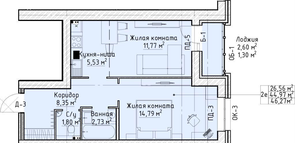 квартира г Киров р-н Первомайский ул Красный Химик 1/4 фото 1