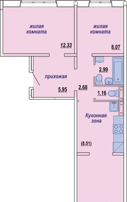 квартира г Новосибирск р-н Октябрьский Золотая Нива ул В.Высоцкого 144/2 Плющихинский фото 1