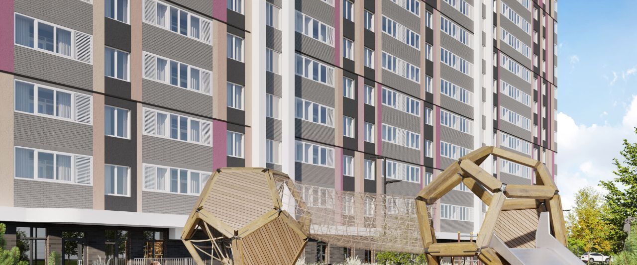 квартира г Ижевск р-н Индустриальный 10-й микрорайон Культбаза микрорайон «Калинка Парк» жилрайон фото 11