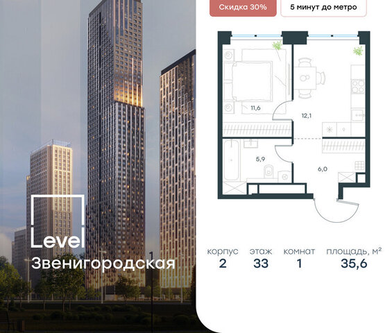 жилой комплекс Левел Звенигородская, к 2 фото