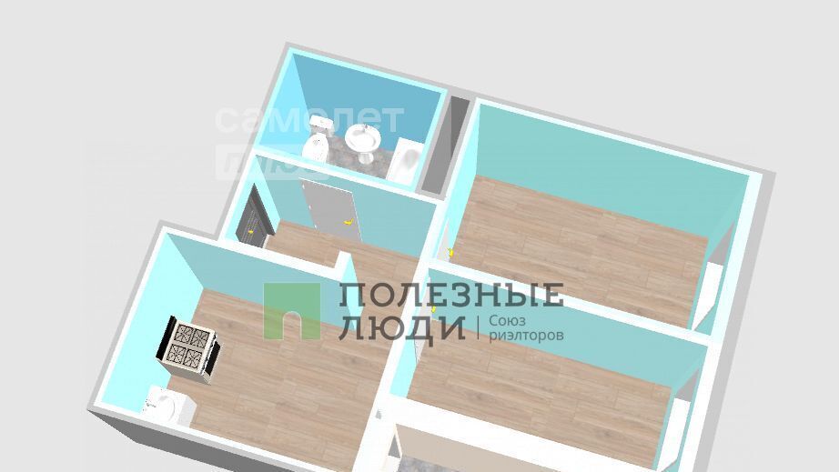 квартира г Уфа р-н Октябрьский ул Воинов-Интернационалистов 5 фото 3