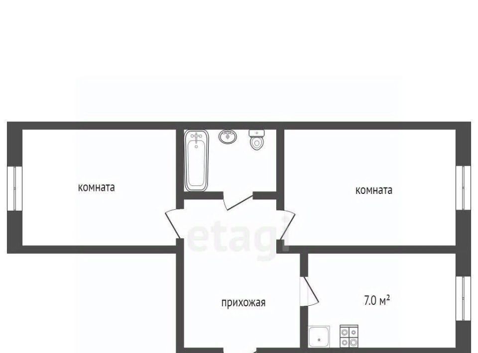 квартира г Каменск-Уральский Красногорский ул 4-й Пятилетки 38 фото 8