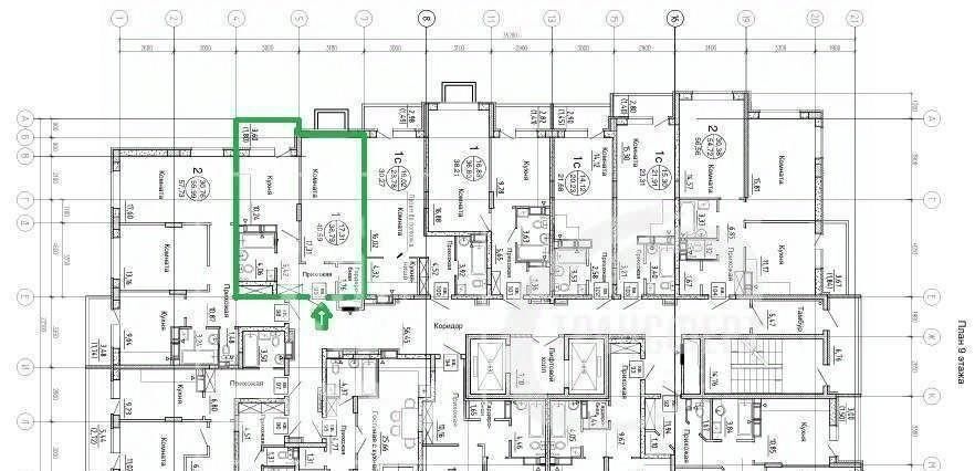 квартира г Воронеж р-н Коминтерновский ул Независимости 78бк/2 фото 2