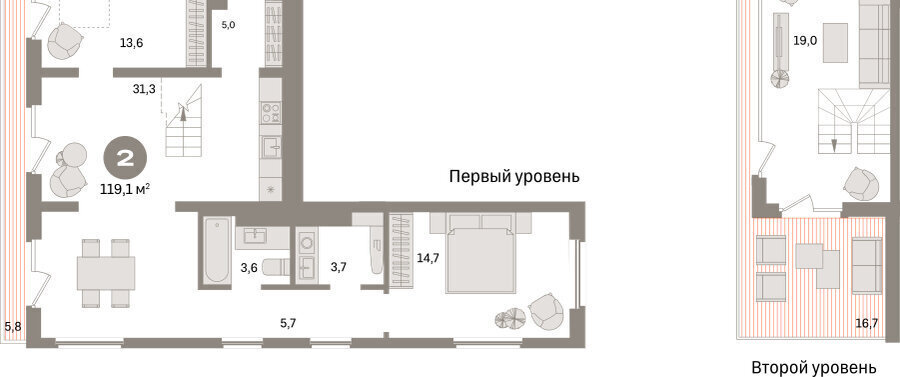 квартира г Екатеринбург Чкаловская ул Советских женщин фото 2