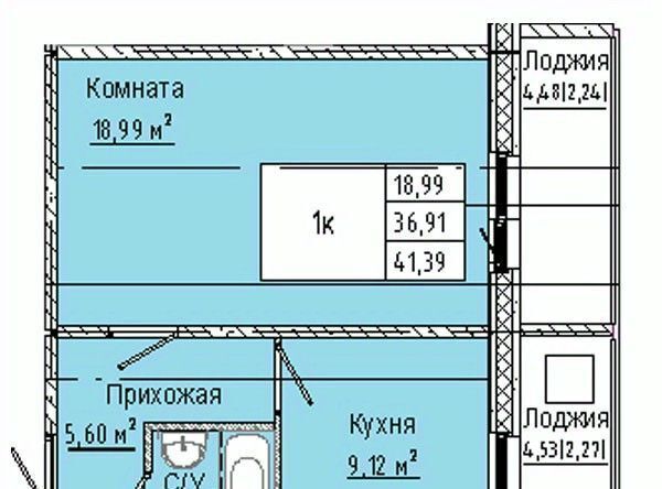 квартира г Омск р-н Кировский Солнечный фото 1