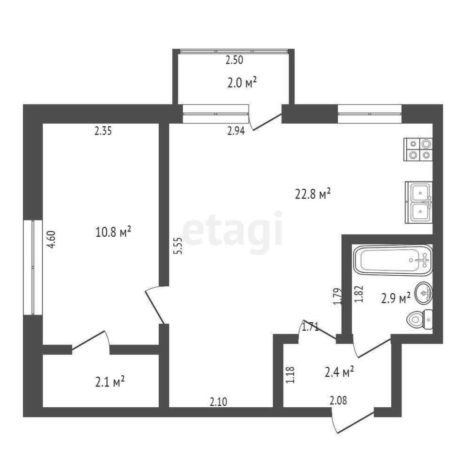 квартира г Якутск ул Дзержинского 33 фото 1