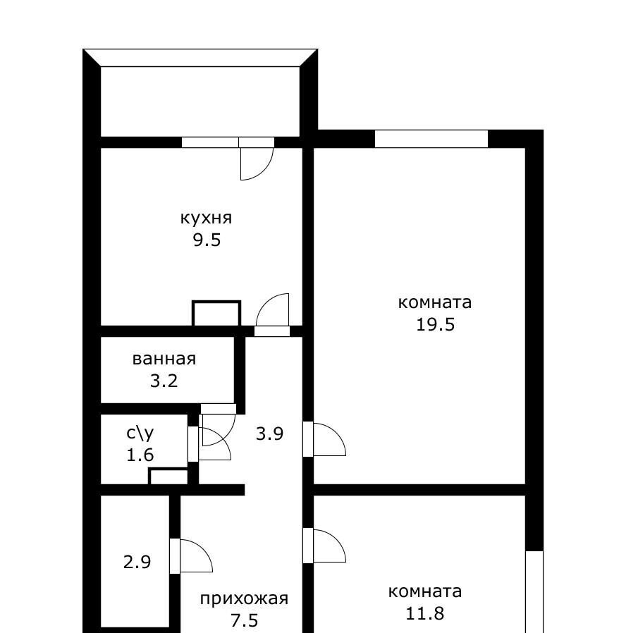 квартира г Краснодар ул им. Карякина 21 м-н, Краснодар, Московский фото 2