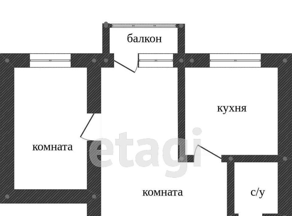 квартира г Белгород Западный ул Горького 54в фото 2