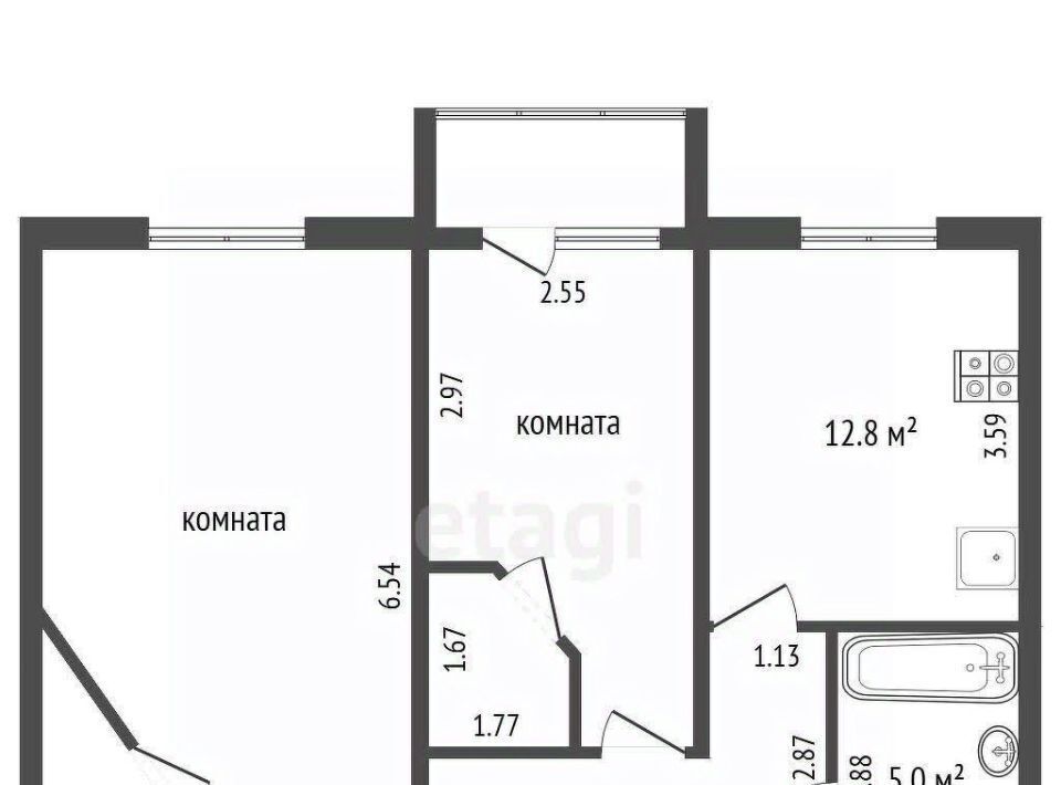 квартира г Череповец р-н Зашекснинский посёлок Матурино ул Речников 7 фото 2