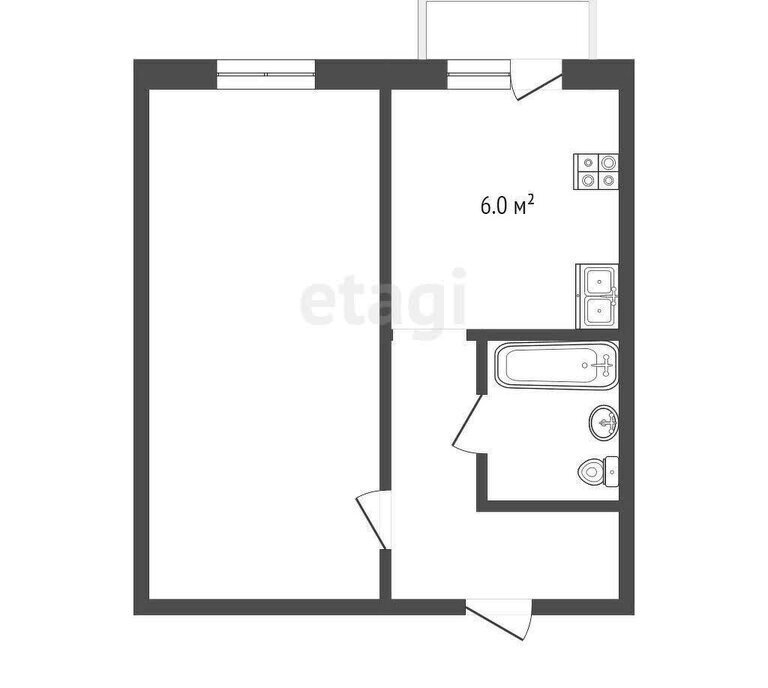 комната г Нальчик ул А.А.Кадырова 33 фото 11