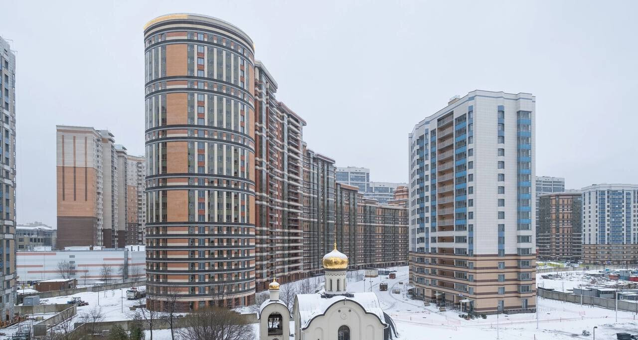 квартира г Санкт-Петербург метро Пионерская Комендантский аэродром Строящееся здание фото 3