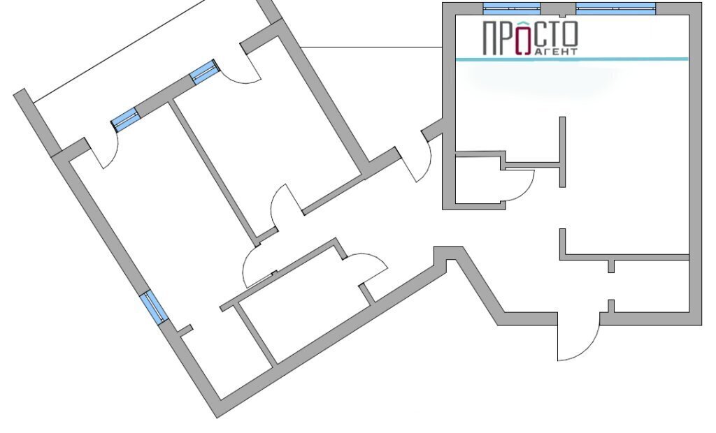 квартира г Екатеринбург Чкаловская ул Белинского 137 фото 2