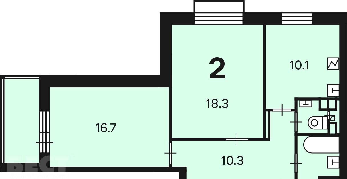квартира г Москва метро Кленовый бульвар ул Речников 18/20 фото 4